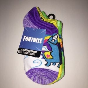 Girls Fortnite Cuddle Team 6 Pr Socks S/M NEW